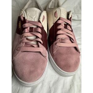 Puma Basket Remix Heart Colorblock Sneakers Womens 11‎ Pink